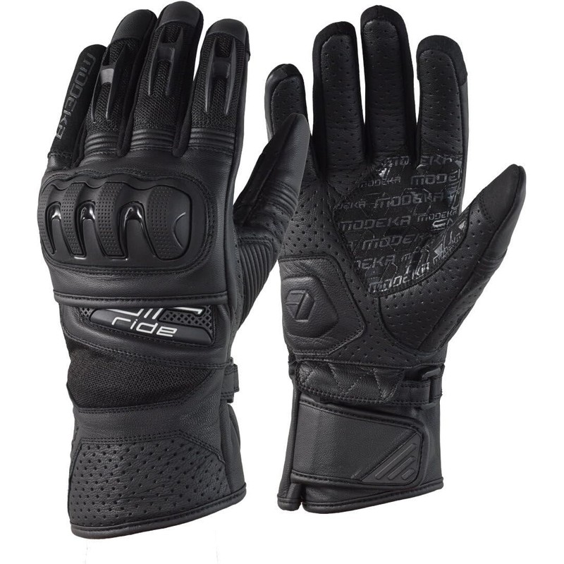 Modeka Air Ride II Motorcycle Gloves, Black, 10