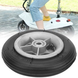 Rubber Pneumatic Wheel, Wear‑Resisting Inflation 6in Tires Durable Non‑Skid Lightweight for Tire Accessories for Tire Replacement