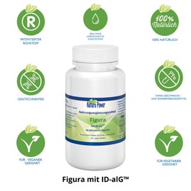 Figure with ID-alG™ | For Overweight Non-Obesity | by Nature Power | 100% Natural | 60 Vegetable Capsules | Vegan and GMO Free