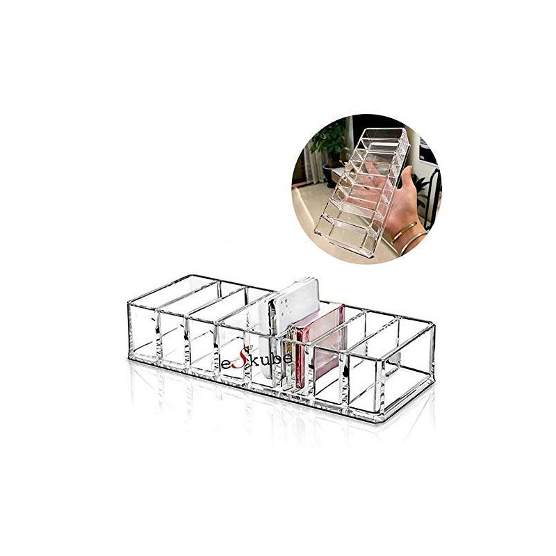 eS³kube 8 Slots ACRYLIC Compact Holder Powder Eye Shadow Blush
