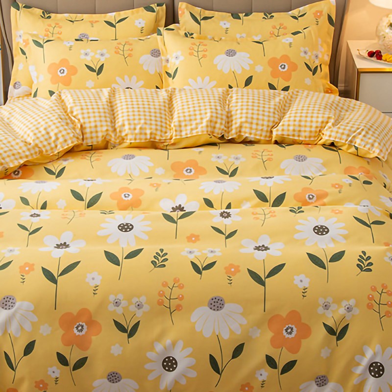 Skin Friendly Quilt Cover Thickened Polyester Soft Brushed Duvet Cover