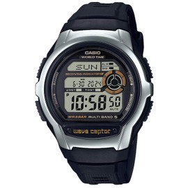 Casio Wave Scepter WV-M60R Series Wristwatch, gold, Round/Gold Eye (Light: Amber)