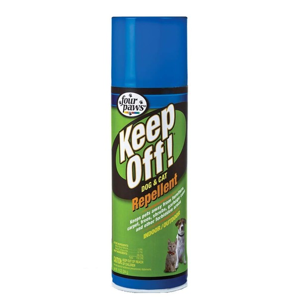 Four Paws Keep Off! Dog and Cat Repellent Outdoors & Indoors Spray 10 Ounces