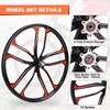 ZUKKA Bike Wheel Set 26 Inch Magnesium Alloy One-Piece Bike