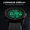 GOLDEN HOUR Ultra-Thin Minimalist Sports Waterproof Digital Watches Men with