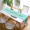 Nepnuser Happy Earth Day Table Runner Environmental Protection Earth Day