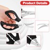 STRAYJO 8Pcs Seafood Scissors,Crab Scissors,Stainless Steel Lobster Scissors,Crawfish Scissors for