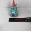 Christmas Ornament Blue Truck Hauling Trees Plastic Merry Christmas Wreath