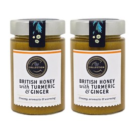 British Honey with Ginger & Turmeric by M&S, 250g (2 Pack)