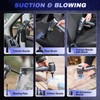 SakerPlus Car Vacuum Portable Cordless, 3-in-1 Hand Held Mini Vacuum