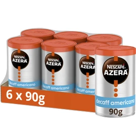 NESCAFÉ Azera Americano Decaff Instant Coffee 90g (Pack of 6)