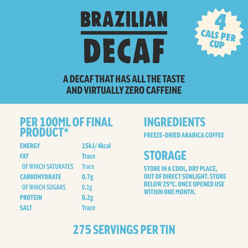 Little's Instant Coffee - Brazilian Decaf Coffee Instant - Premium