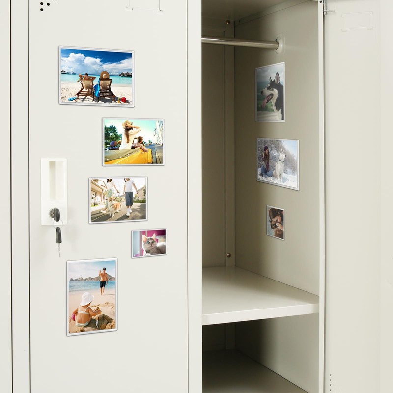 KikoSkool Magnetic Picture Frame, 12 Pack Magnet Photo pocket for