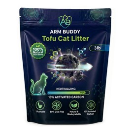 Arm Buddy Tofu Cat Litter 3LB for Travel & Short Trip