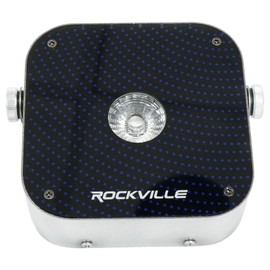 Rockville Mini RF1 V2 Recharegable Wash Light, RGBWA+UV, 12 Watts,| 4-Channel RF with Incldued Remote, 15 Hours Battery Life, Perfect for Parties, DJs, Events