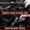 MIXPOWER 26 Pieces 1/2'' Drive Shallow Impact Socket Set,12 Point,Metric,10-36mm,CR-MO,Axle