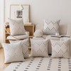 Cushion Covers, Boho Throw Pillow Covers 45x45cm, Pack of 2,