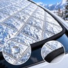 Magnetic Windshield Snow Cover for Cars & SUVs – Reflective
