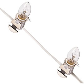 Darice Accessory Cord with Five Bulb Lights – 9’ White Cord with On/Off Switch Plugs Into Electrical Outlet – Perfect for Lighting Holiday Decorations and Craft Projects – Easy to Use