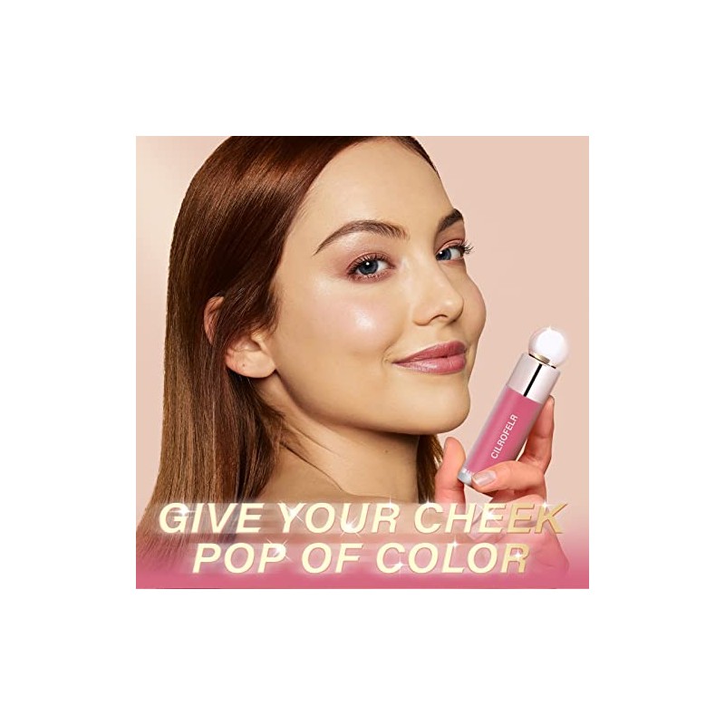Cilrofelr Rubor Líquido Dewy, Rubor Líquido En Crema Suave Para