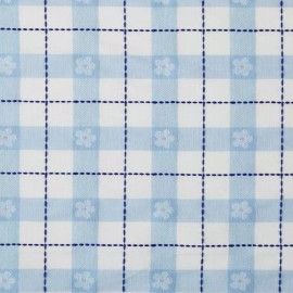 Pioneer Woman The Pioneer Women 60 x 102" Fabric Tablecloth - Daisy Woven Blue