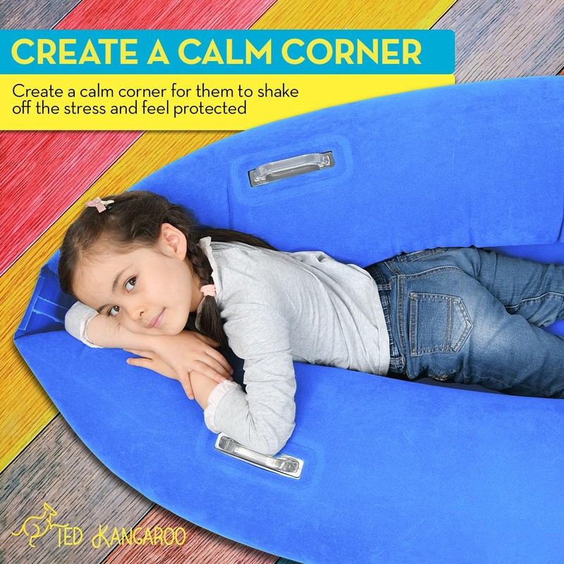 Sensory Chair for Kids - Inflatable Peapod for Children, Includes