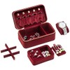 Caja Organizadora de Terciopelo para Anillos Múltiples, Bandeja Expositora con