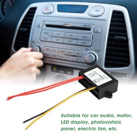 AC DC Power Supply Converter, AC 24V to DC 12V 3A Power Supply Module Converter, Car Audio Motor Regulator, LED Display
