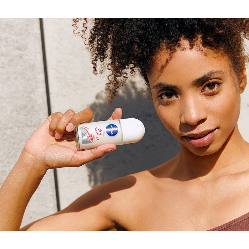 Nivea Dry Comfort Roll-On Air Freshener 6 x 50ml Antiperspirant