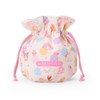 Sanrio 570125 Sanrio Characters Drawstring Bag (Nagami Pastel)