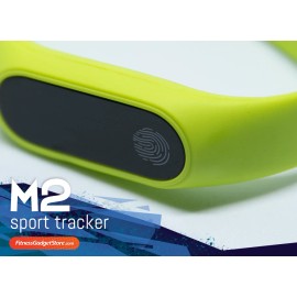 Unbranded M2 Sport Tracker (heart rate, temperature, moisture, step tracker) - Yellow