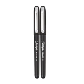 SHARPIE Rollerball Bolígrafo, punta de aguja (0,5 mm), tinta azul 2 unidades