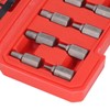 Broken Screw Removal Tool, 10Pcs Screw Extractor Set Left Spiral