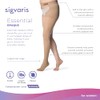SIGVARIS Women’s Essential Opaque 860 Open Toe Thigh-Highs w/Grip Top