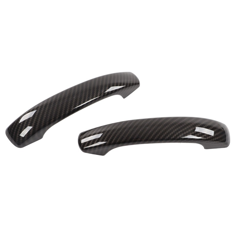 Car Exterior Door Handle Cover Carbon Fiber Style Replacement for
