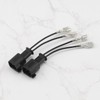 OTOTEC Pack of 2 Car Speaker Cable Adapter Car Horn
