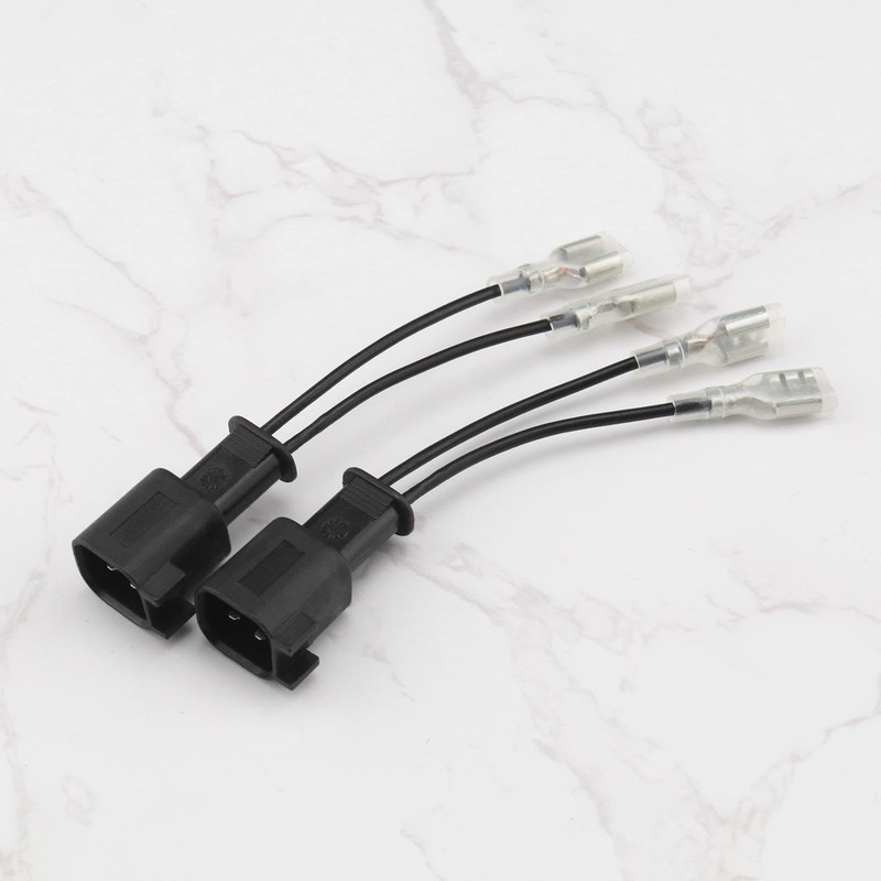 OTOTEC Pack of 2 Car Speaker Cable Adapter Car Horn
