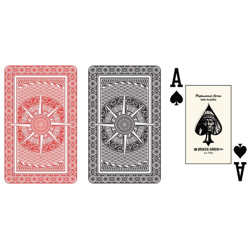 SEALED BROKEN ARROW Playing Cards 2 DECKS 100% Plastic Casino