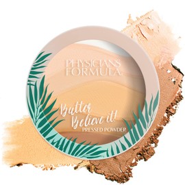 Physicians Formula, Butter Believe It! Face Powder, Pressed Makeup Powder with Soft Texture, with Murumuru, Cupuaçu and Tucuma Butter, Essential Fatty Acids and Pro-Vitamins, Translucent