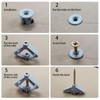 Be In Your Mind 100Pcs Plasterboard Butterfly Type Expansion Anchors