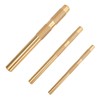 Brass Drift Punch Set, 3-Piece – 3/4"-19mm x 8", 1/2"-13mm
