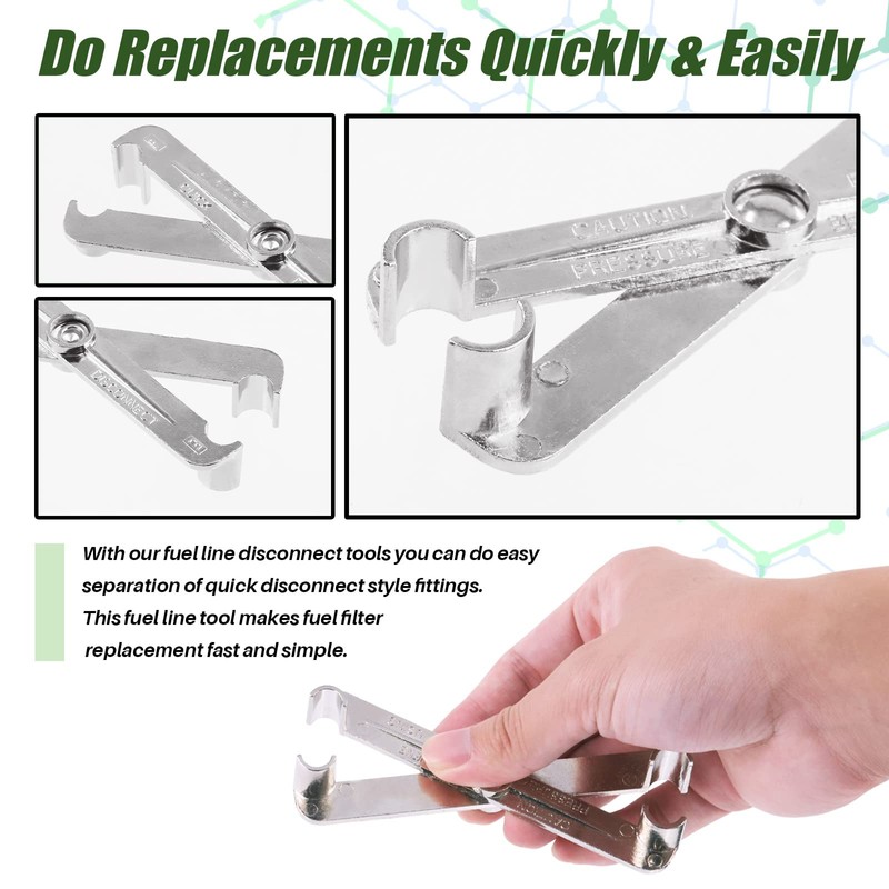 Keadic 17 Pcs Quick Disconnect Tools Kit Contains 2 in