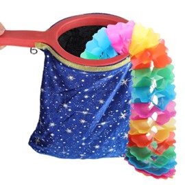 Giyomi Magic Bag Magic Bag Flowers Out of the Bag Magic Tricks Bag Magic Goods Magic Supplies Magic Trick Supplies Bag and Flower Set of 2 (Blue)