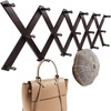 Homode Accordion Wall Hanger, Hat Hangers Wall Mounted, Wood Accordian