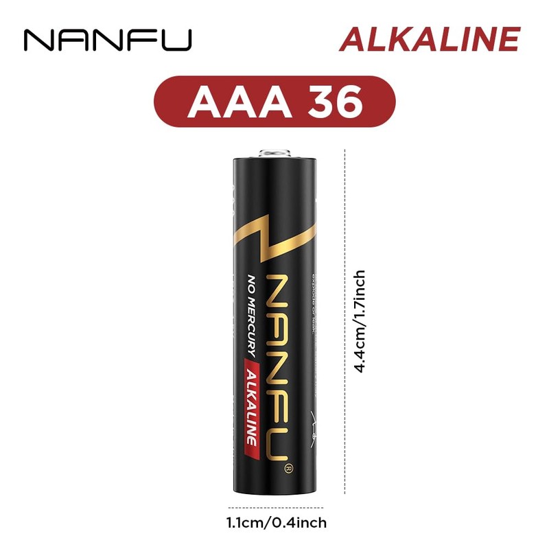 NANFU AAA 36 Alkaline Batteries