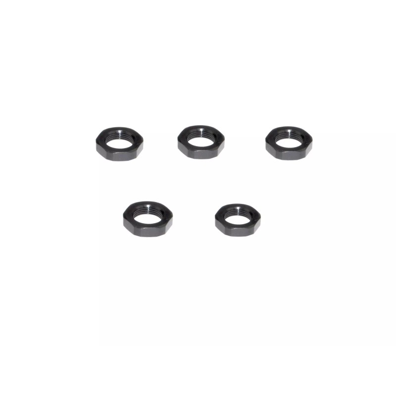 KEXUAN 1/2"-28, Jam Nut, Steel, Black - 1