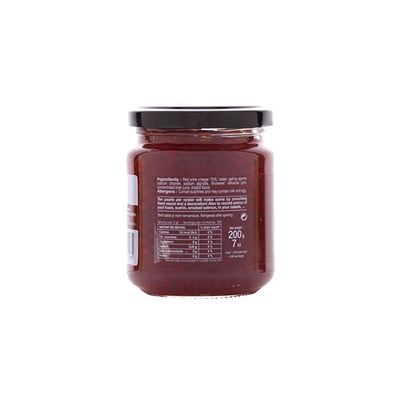Christine Le Tennier Vinegar & Shallots Flavor Pearls, 7oz Jar