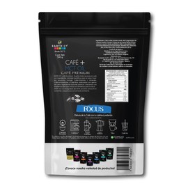 Earth Co | Café + MCT Oil Focus | Con MCT Oil, Cúrcuma | Café Keto | Café molido | 500g. Cafe con MCT