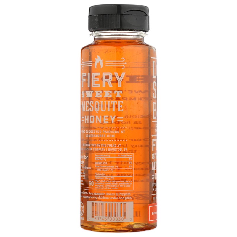 Lone Star Bee Co. Fiery Mesquite Honey, 12 OZ