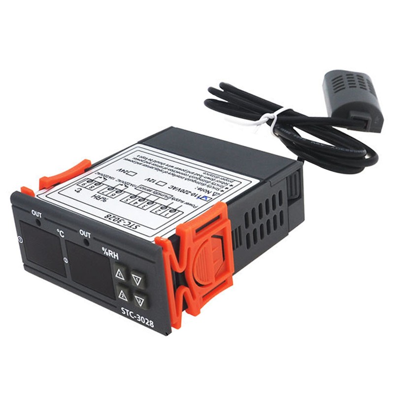 Digital Temperature Humidity Controller ‑20℃ to +80℃ 00% RH to